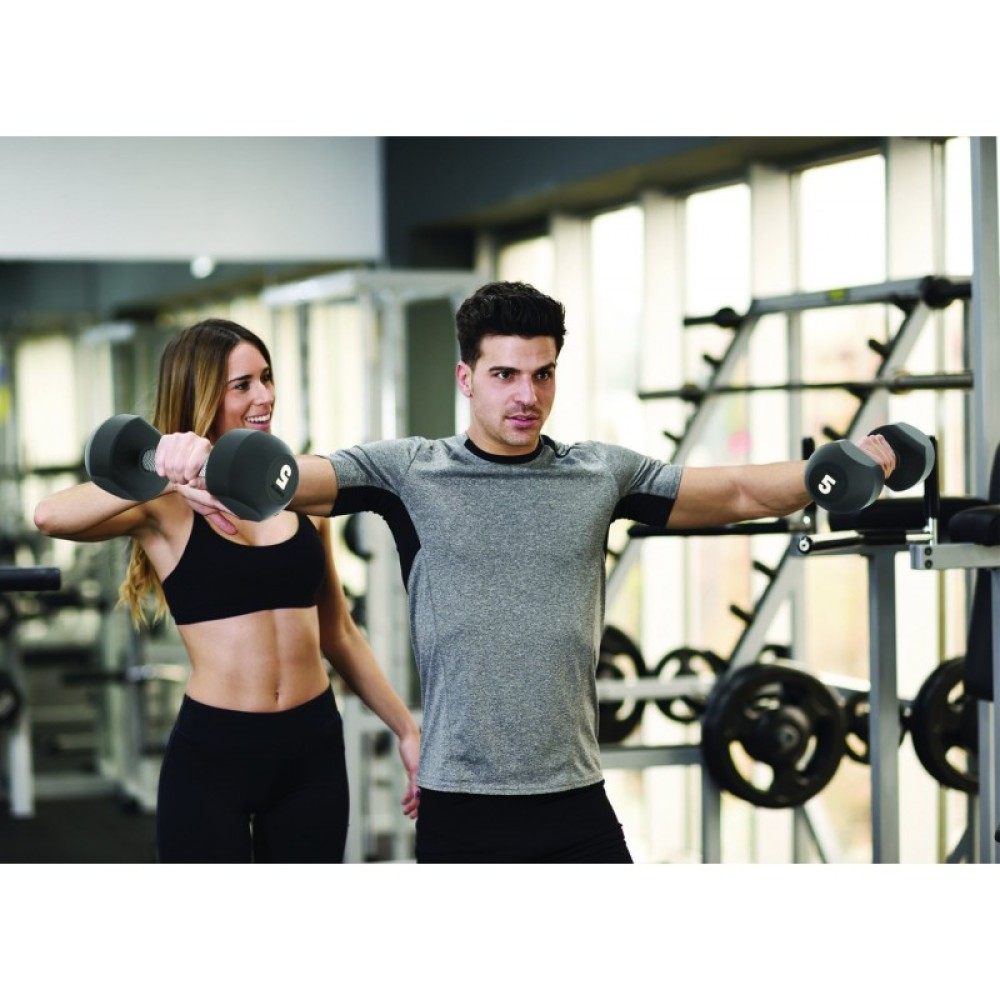 AMAYA RUBBER DUMBBELLS ΖΕΥΓΑΡΙ  20kg