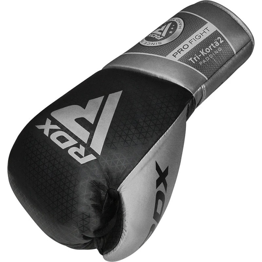 BOXING GLOVES MARK PRO FIGHT TRI KORTA 2 SILVER 10ΟΖ
