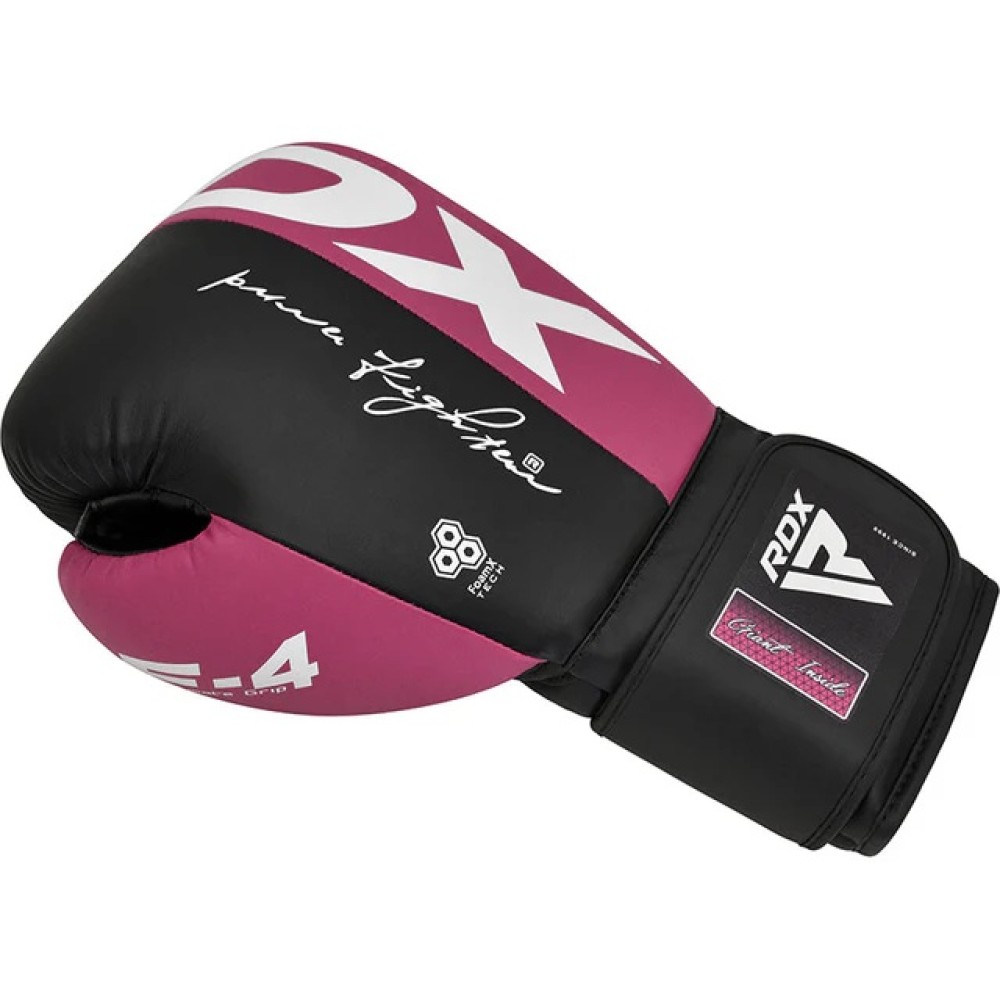 BOXING GLOVES REX F4 PINK/BLACK-10oz