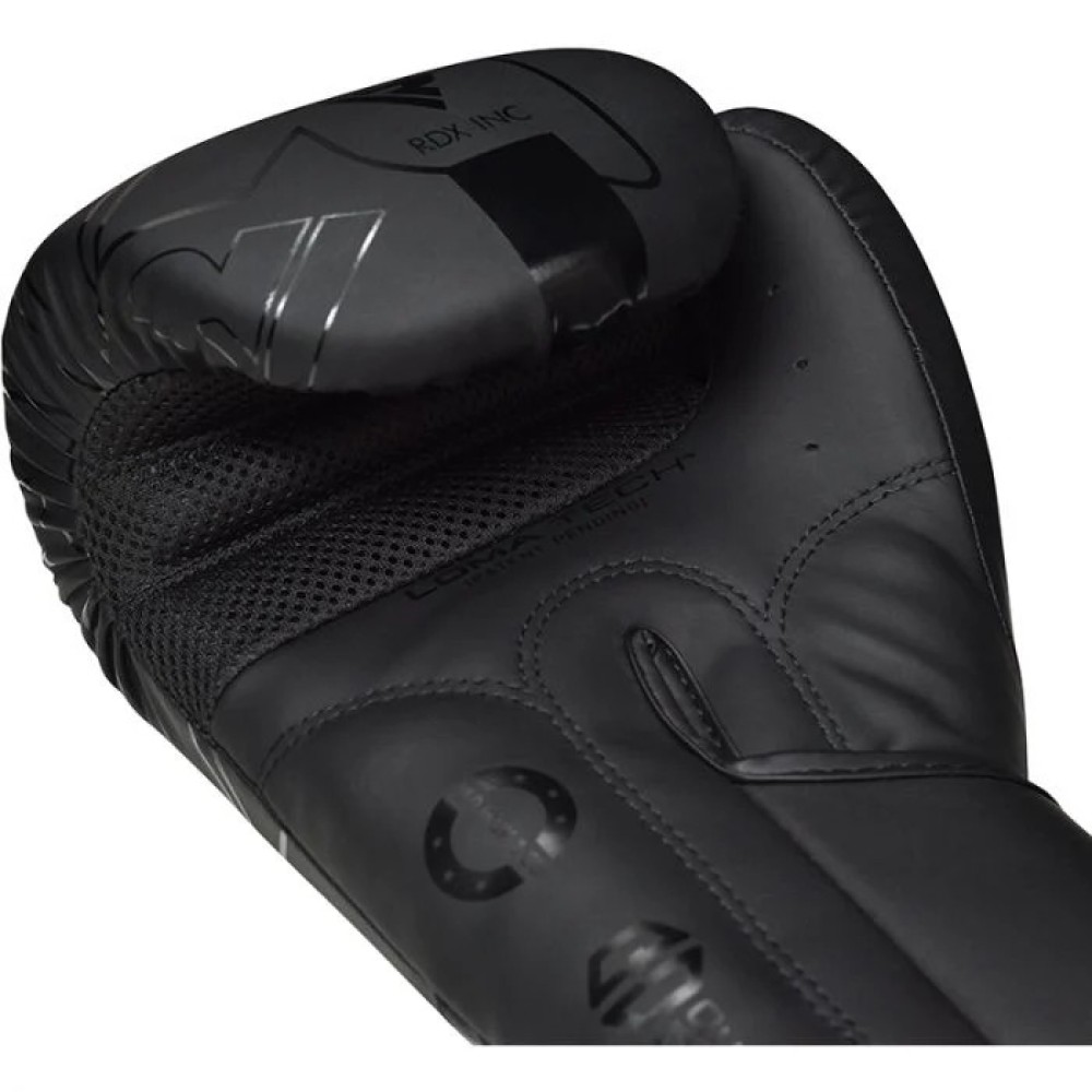 BOXING GLOVES F6 MATTE BLACK-14OZ