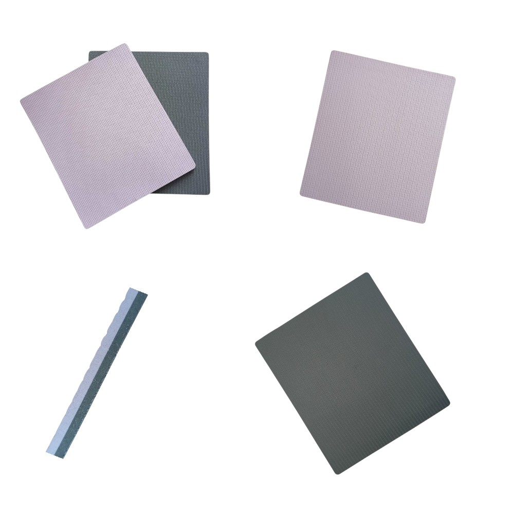 Anti slip Lila/Black Pad for Pilates 30x35x0.6 cm Pro-Fit