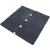 Super floor mat 1000*1000*20mm black with grey dots