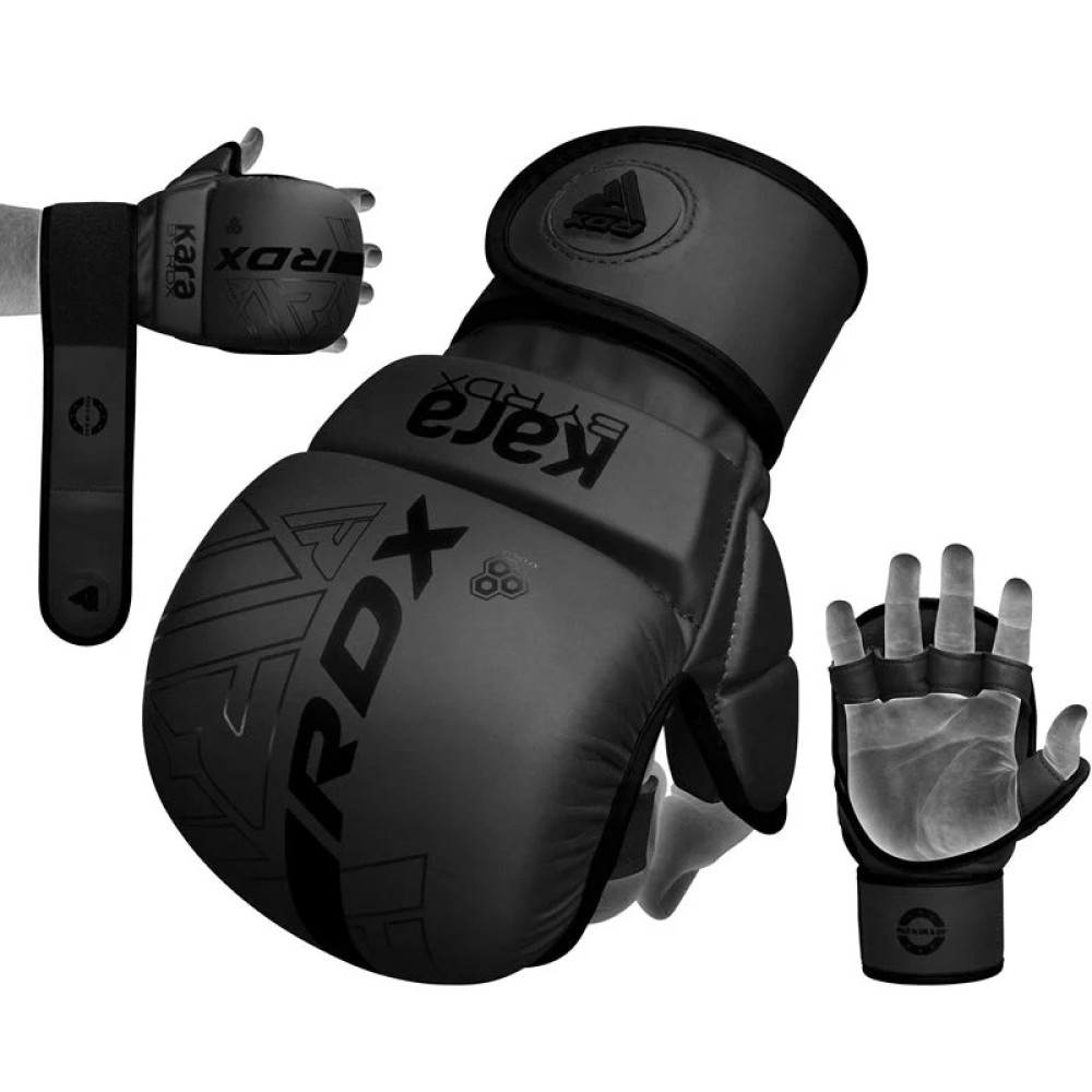 GRAPPLING GLOVES SHOOTER F6 MATTE BLACK PLUS L/XL