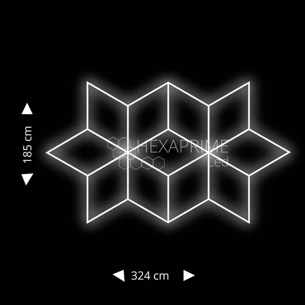 Φωτιστικό Hexaprime Led - Γεωμετρικό σχέδιο 2
