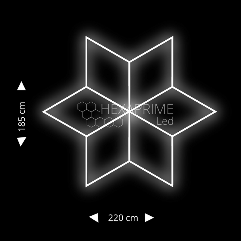 Φωτιστικό Hexaprime Led - Γεωμετρικό σχέδιο 4