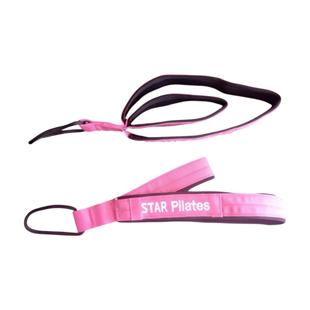 Διπλή Λαβή "Star pilates" Velvet Hot Pink