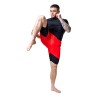 MMA SHORTS T16 RED/BLACK-M