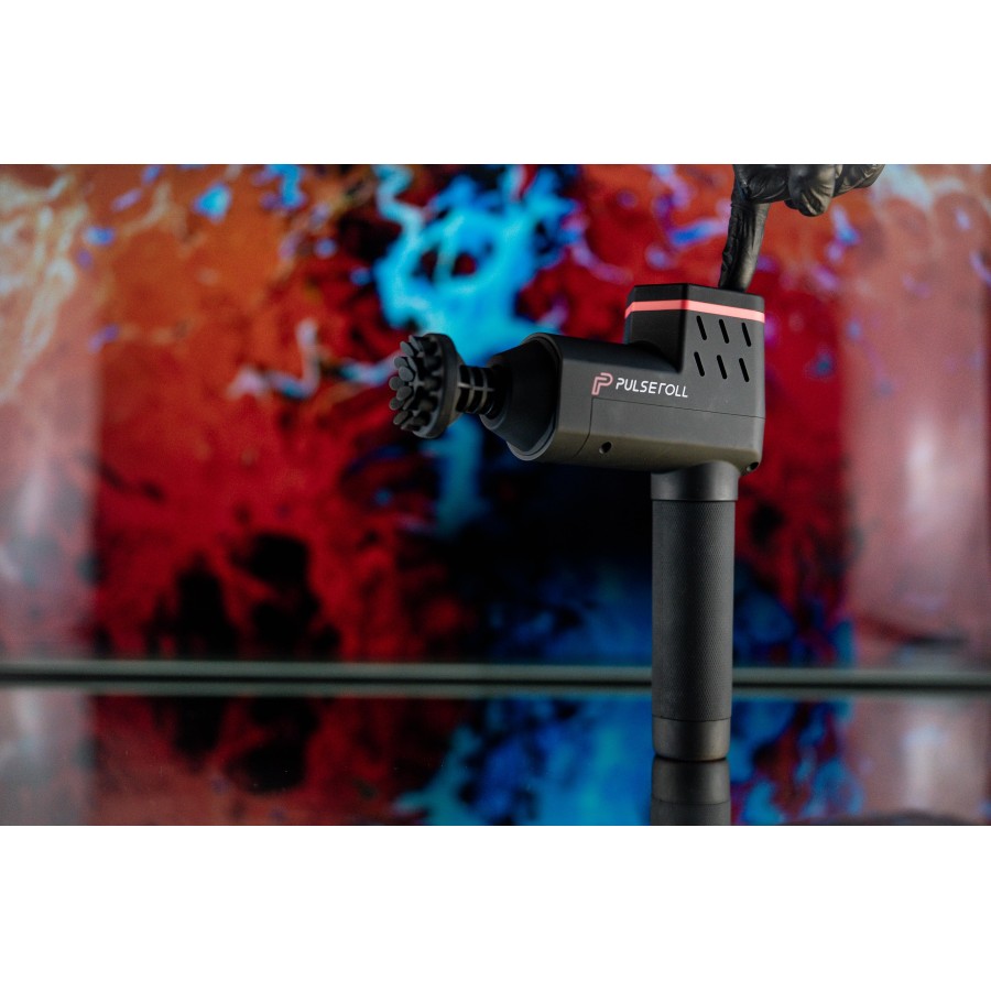 IGNITE PRO MASSAGE GUN WITH HEAT (BLACK/RED)