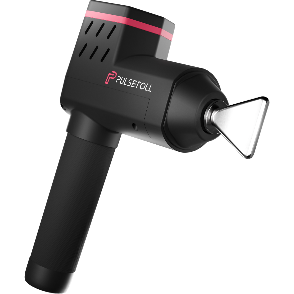 IGNITE PRO MASSAGE GUN WITH HEAT (BLACK/RED)