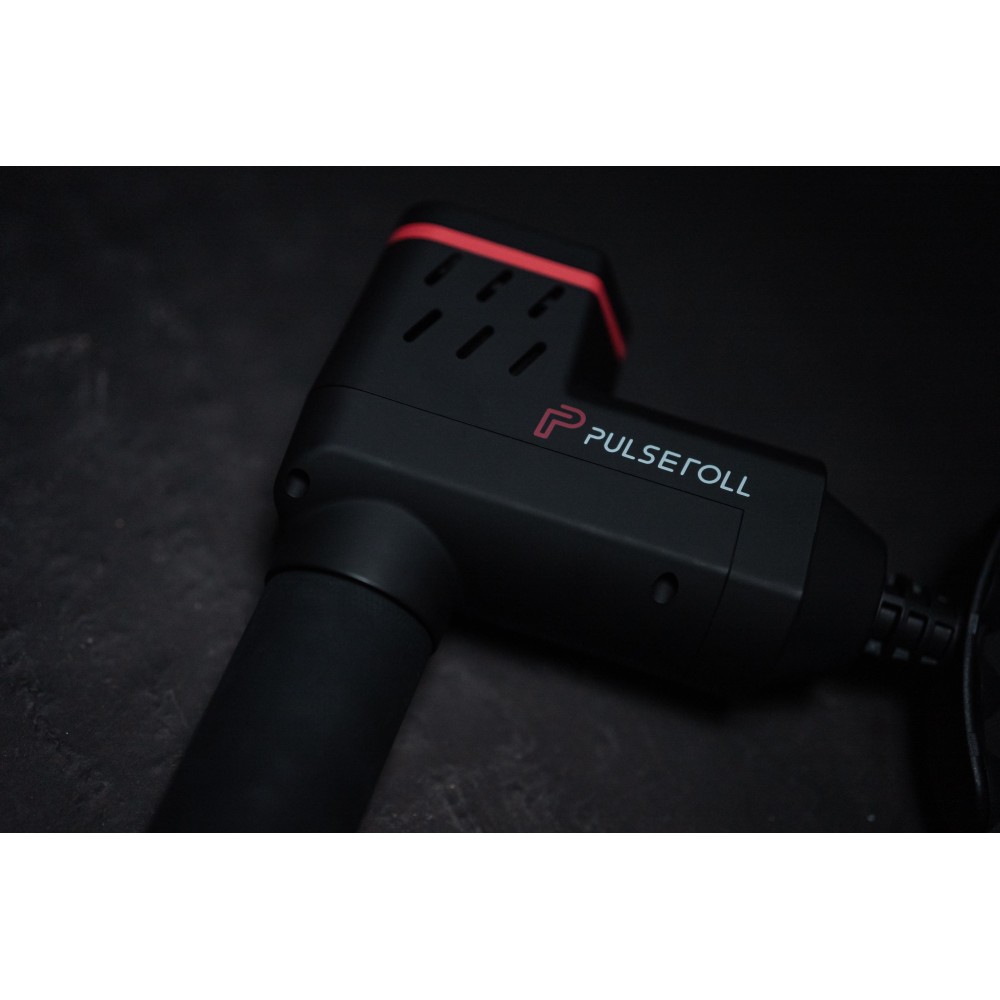 IGNITE PRO MASSAGE GUN WITH HEAT (BLACK/RED)