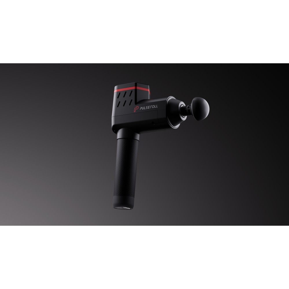 IGNITE PRO MASSAGE GUN WITH HEAT (BLACK/RED)