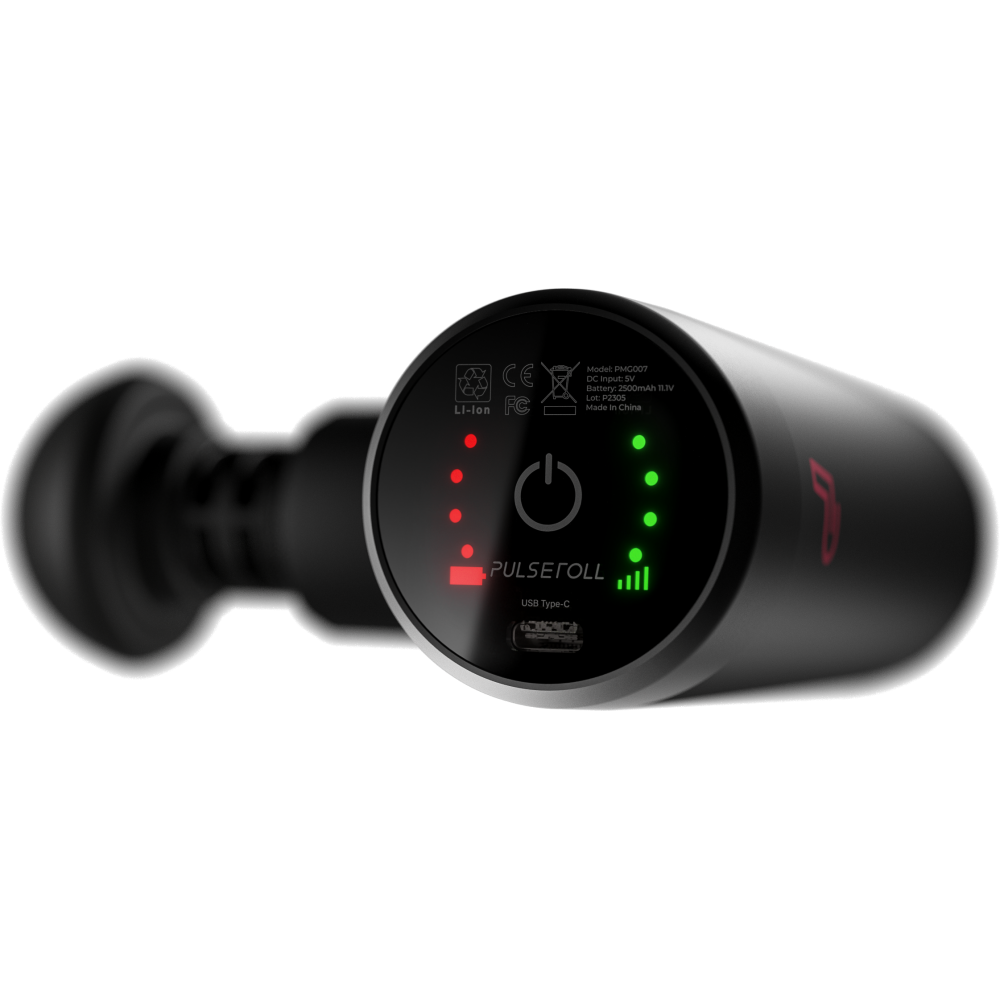 IGNITE MINI MASSAGE GUN WITH HEAT (BLACK)