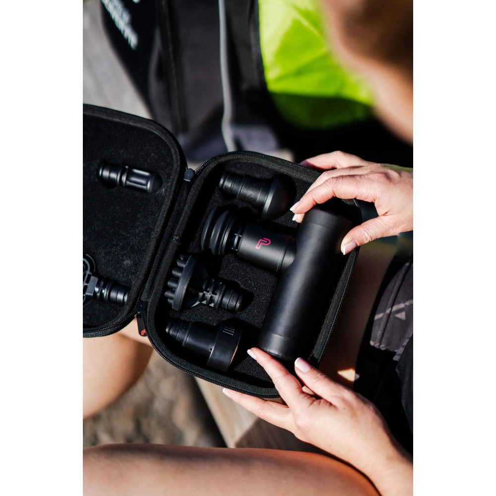 IGNITE MINI MASSAGE GUN WITH HEAT (BLACK)