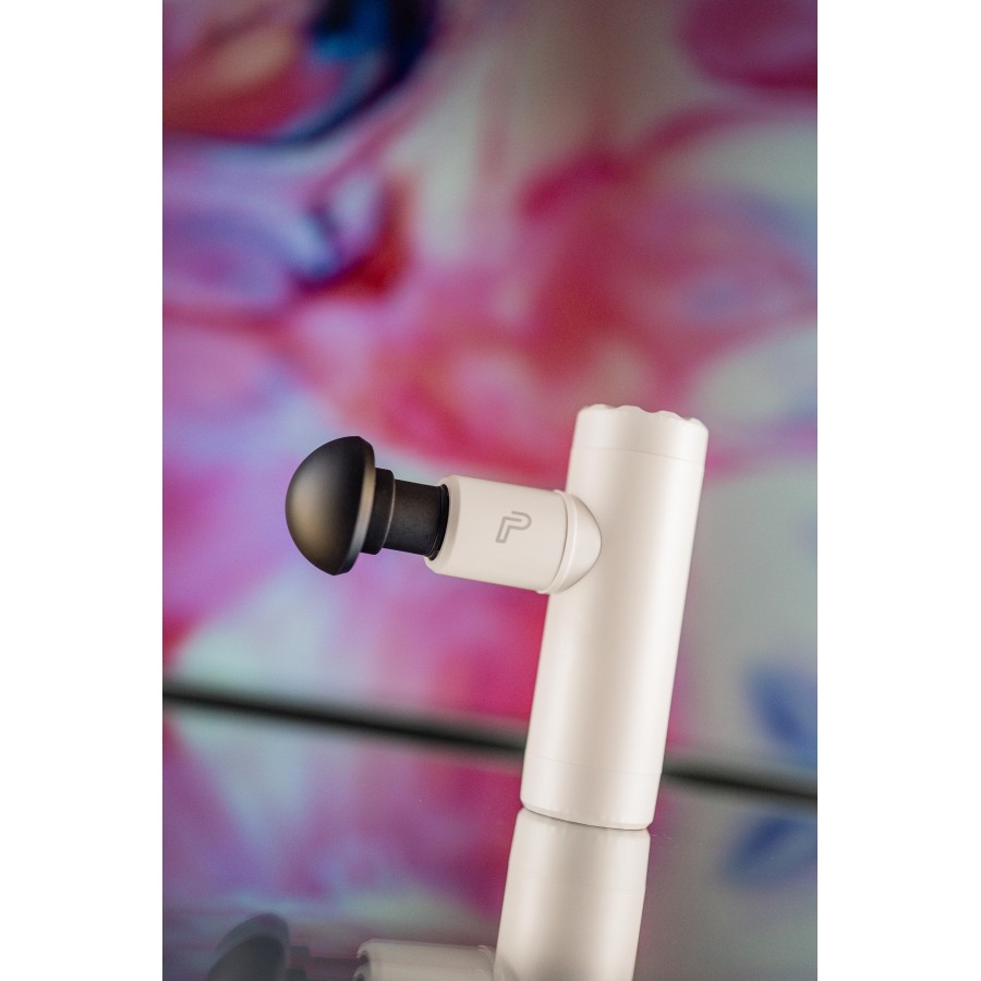 IGNITE MINI MASSAGE GUN WITH HEAT (WHITE)