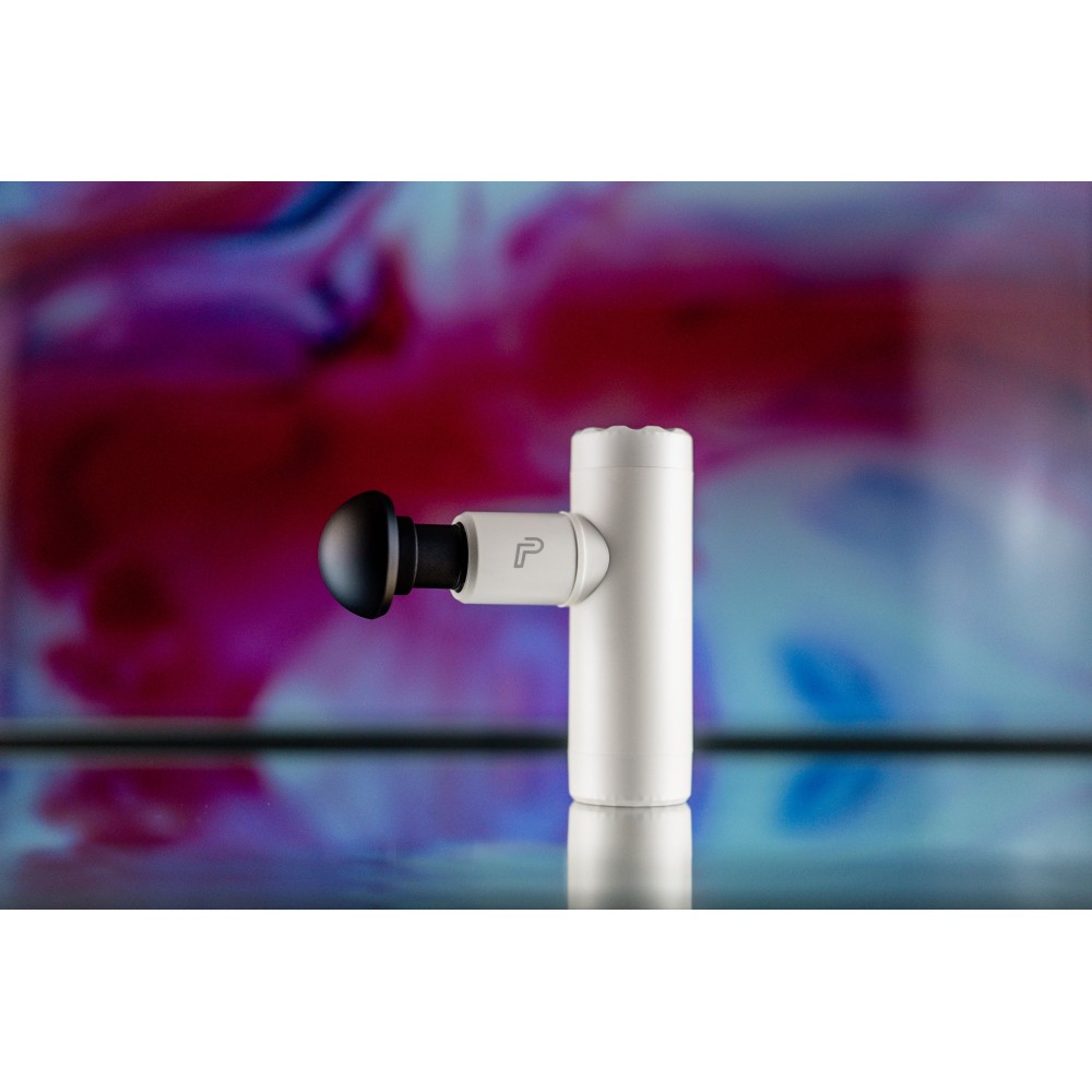 IGNITE MINI MASSAGE GUN WITH HEAT (WHITE)