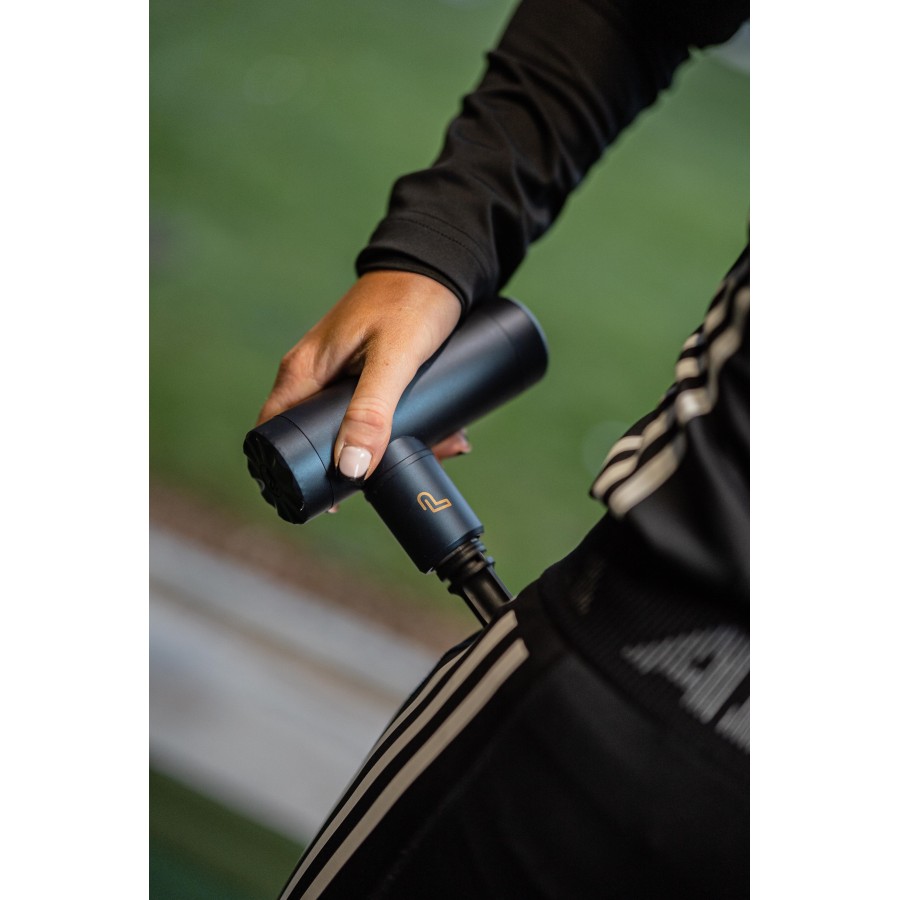 IGNITE MINI MASSAGE GUN WITH HEAT (BLUE)