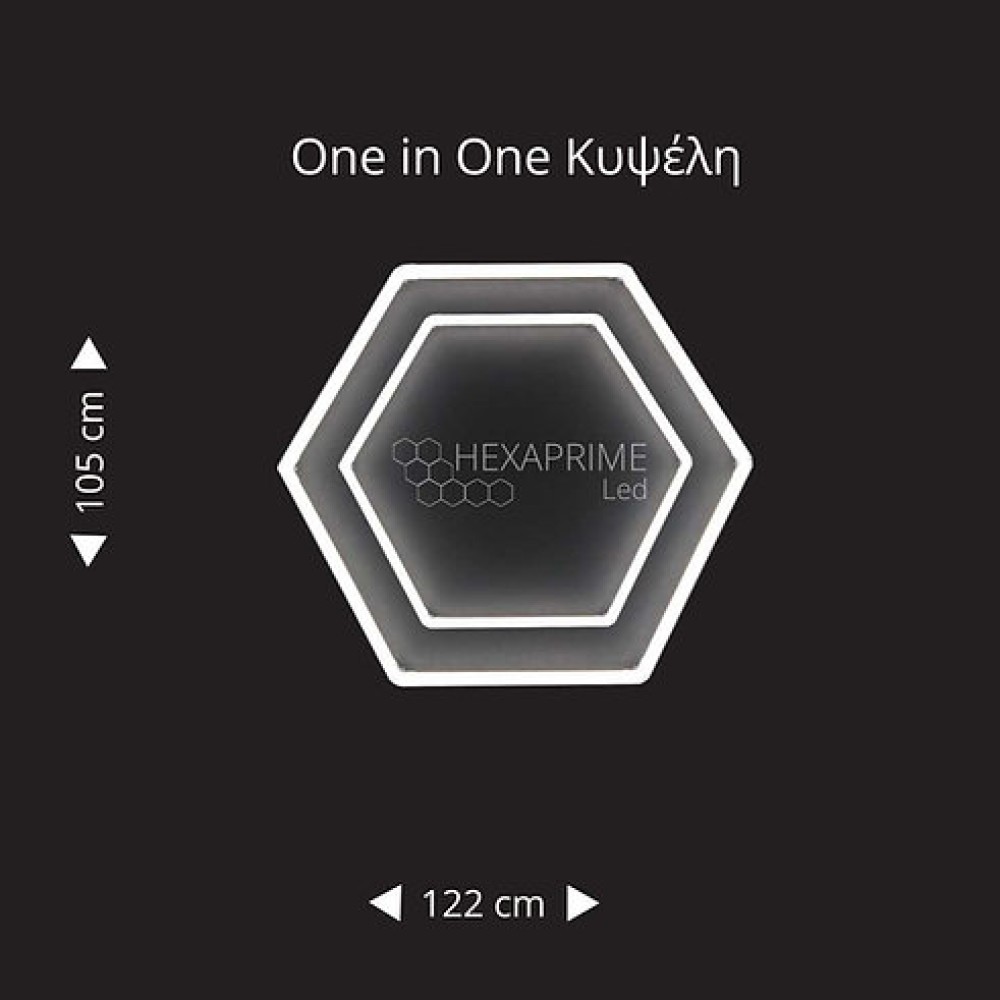 Φώτα Hexaprime LED με 2 Κυψέλες One in One