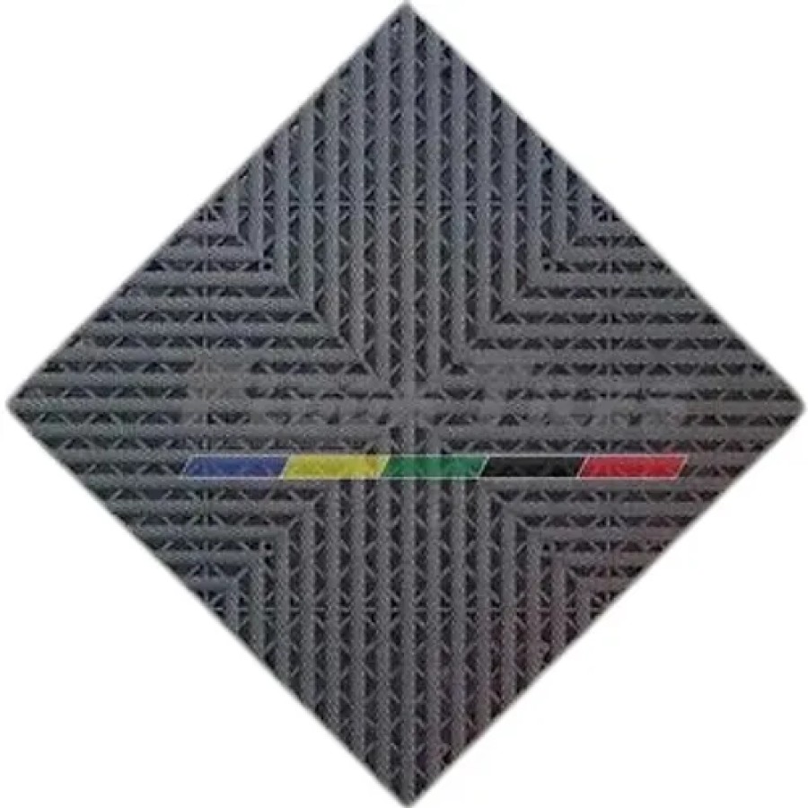 Επαγγελματικό Πλαστικό PVC πλακάκι Μαύρο Floortiles IFS