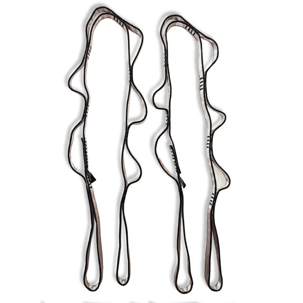 Kit Αιώρας Για Aerial Yoga Με Καραμπίνερ Ασφαλείας Αλουμινίου Salachi, Βάσεις Στήριξης & Ιμάντες (5m)