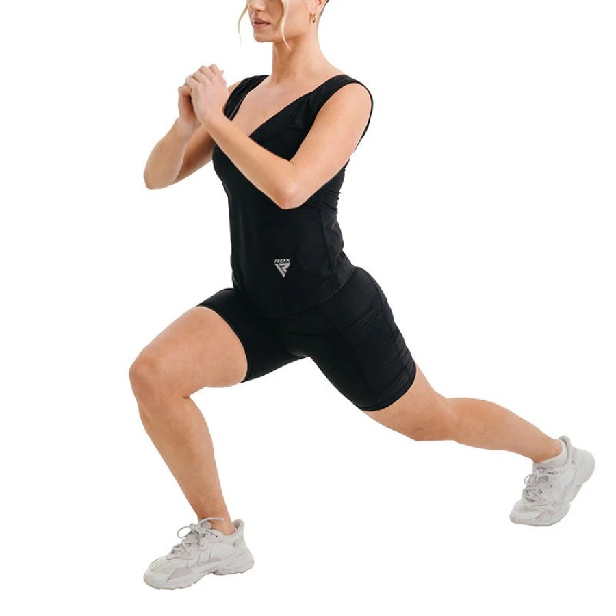 SWEAT WOMEN'S SHORTS W1 BLACK-M