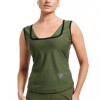 SWEAT VEST WOMEN'S W1 ARMY GREEN-L