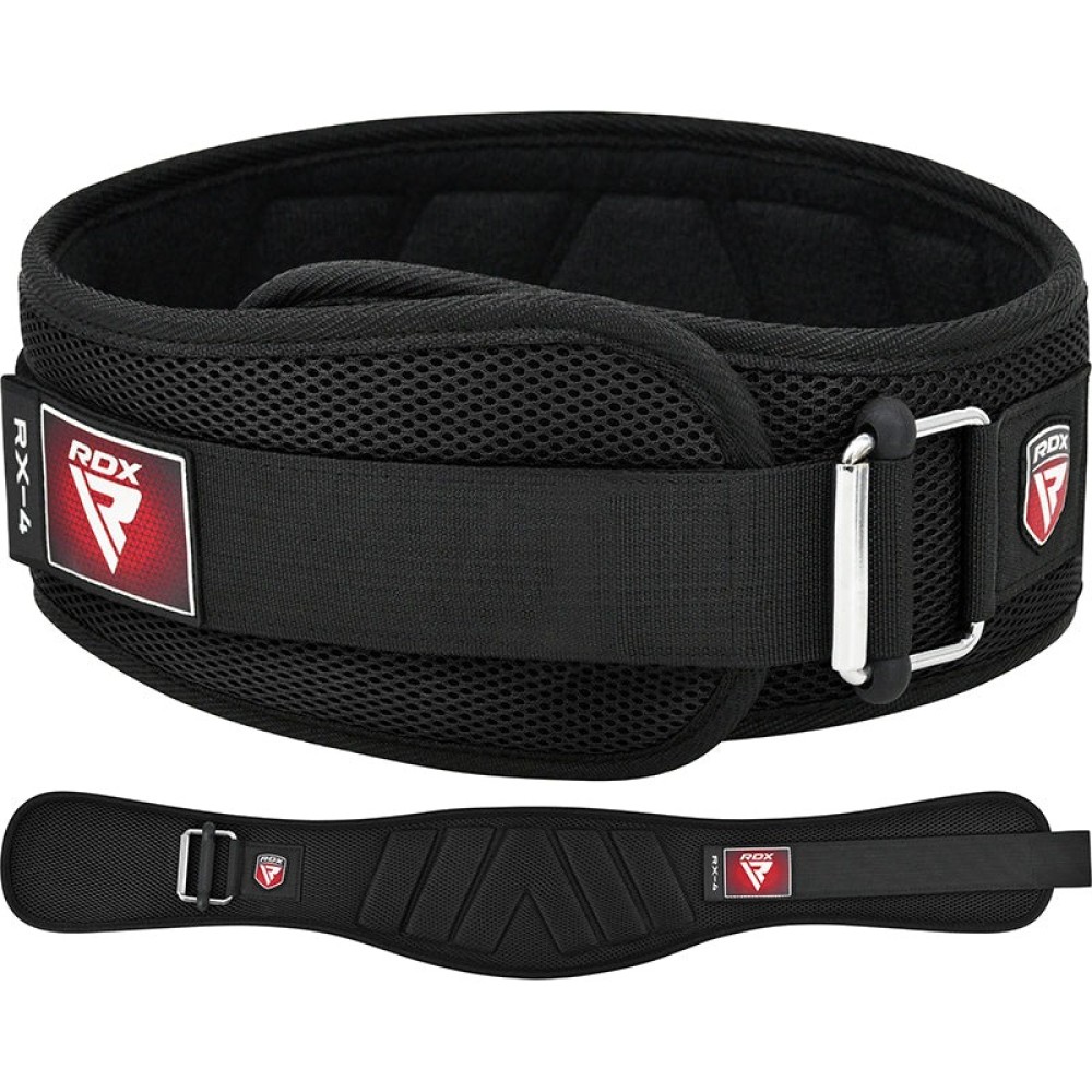 WEIGHT LIFTING BELT EVA CURVE RX4 BLACK-L