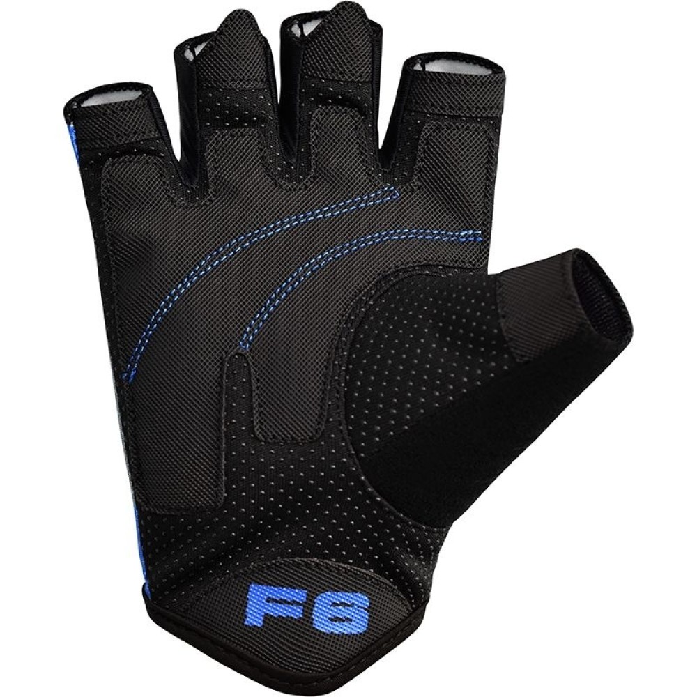 GYM GLOVES SUMBLIMATION F6 BLUE-M