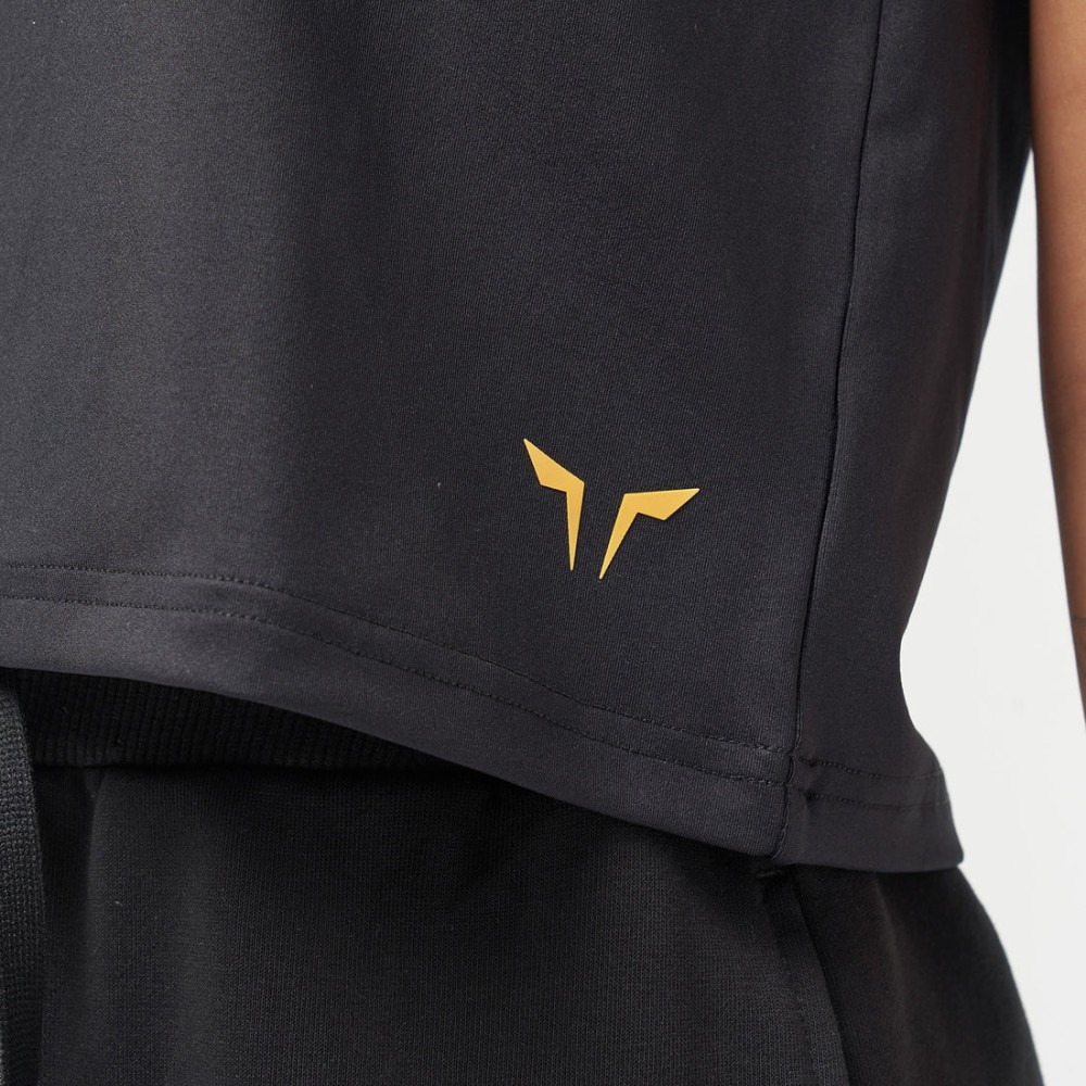 CODE BOXY TEE - BLACK