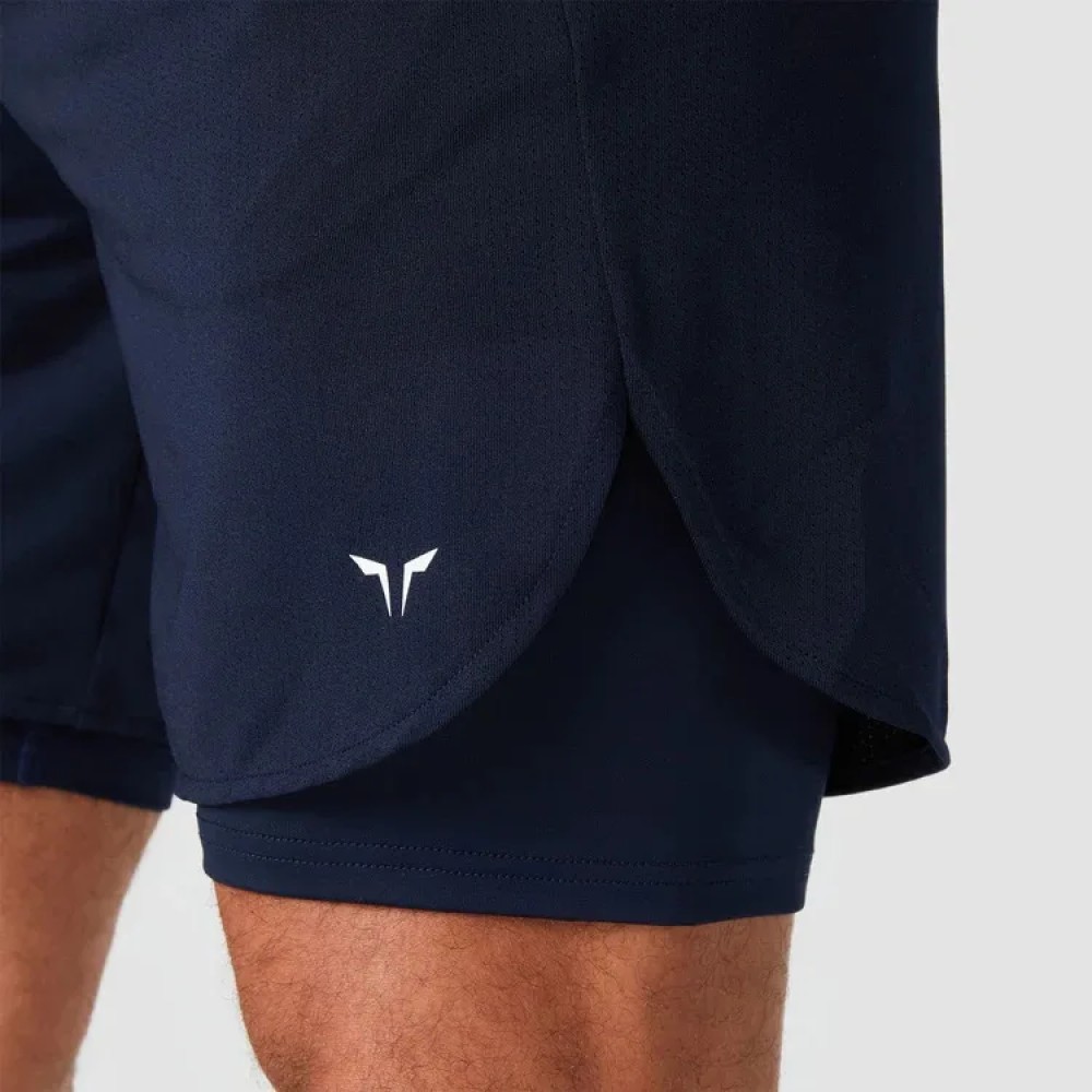 CORE MESH 2 IN 1 SHORTS - NAVY
