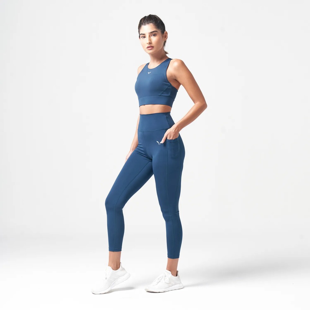 ESSENTIAL HIGH IMPACT BRA – TEAL