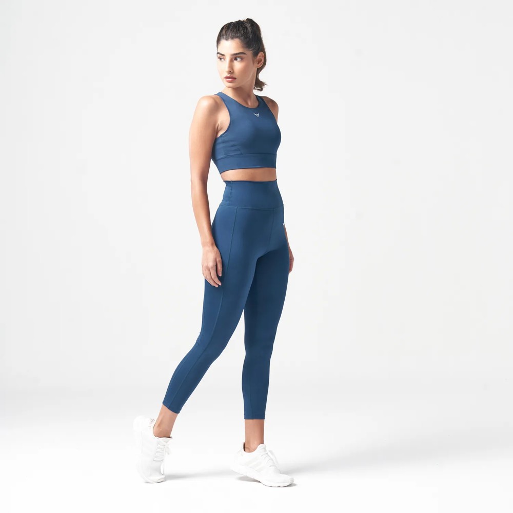 ESSENTIAL HIGH IMPACT BRA – TEAL