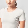 ESSENTIAL CROP TEE – WILLOW GREY