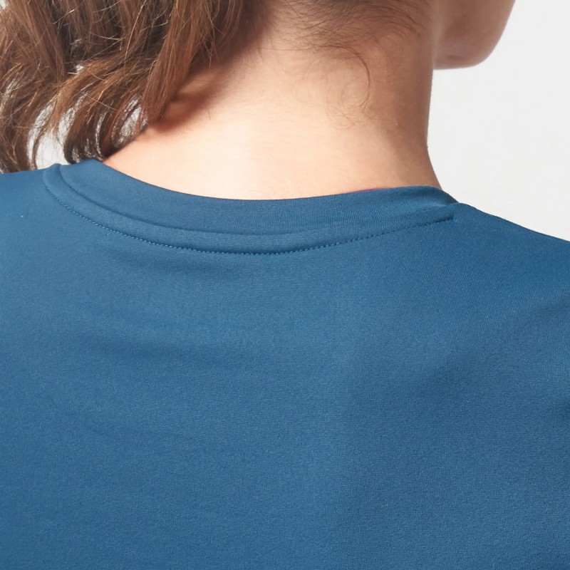 ESSENTIAL LONG SLEEVE CROP TOP – TEAL