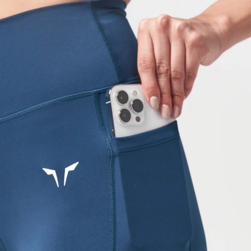 ESSENTIAL HIGH WAISTED LEGGINGS – TEAL