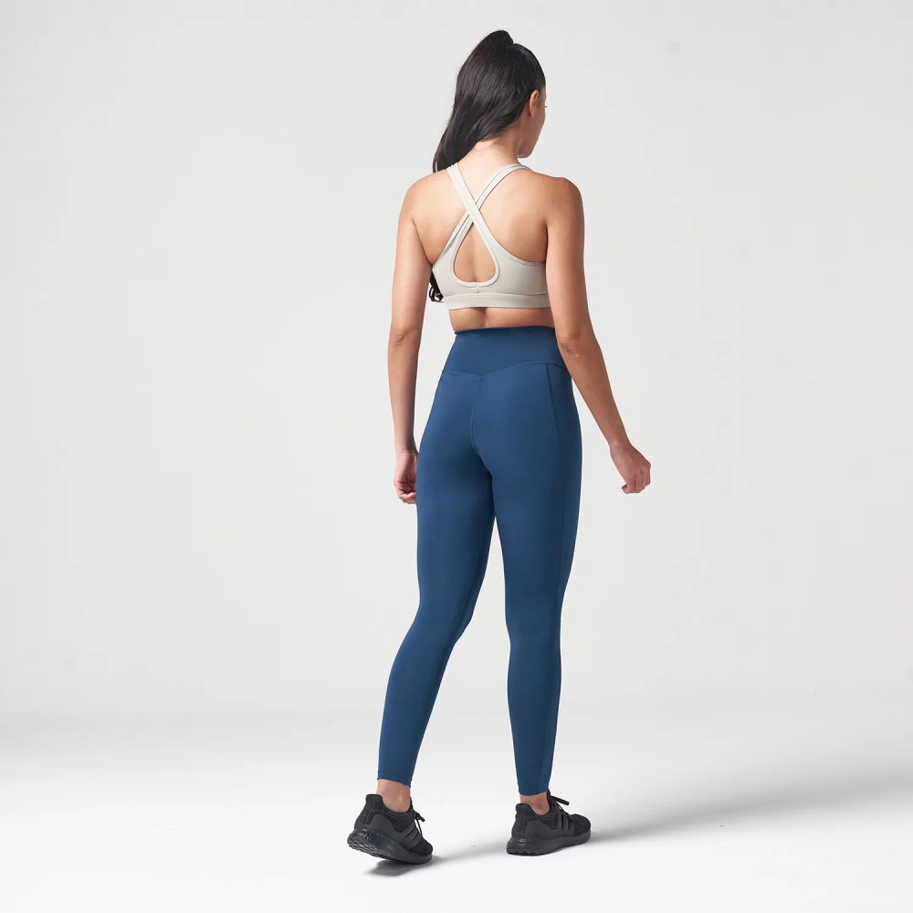 ESSENTIAL HIGH WAISTED LEGGINGS – TEAL