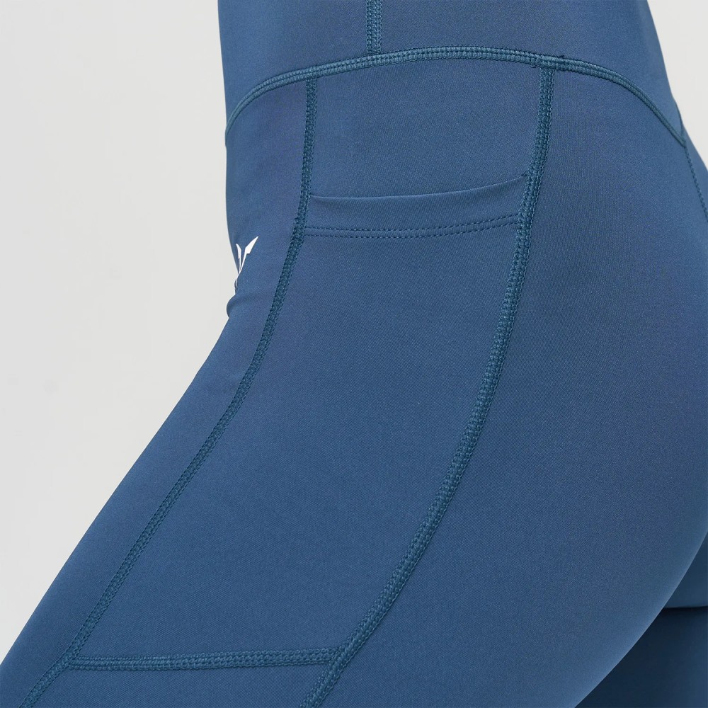 ESSENTIAL HIGH WAISTED LEGGINGS – TEAL