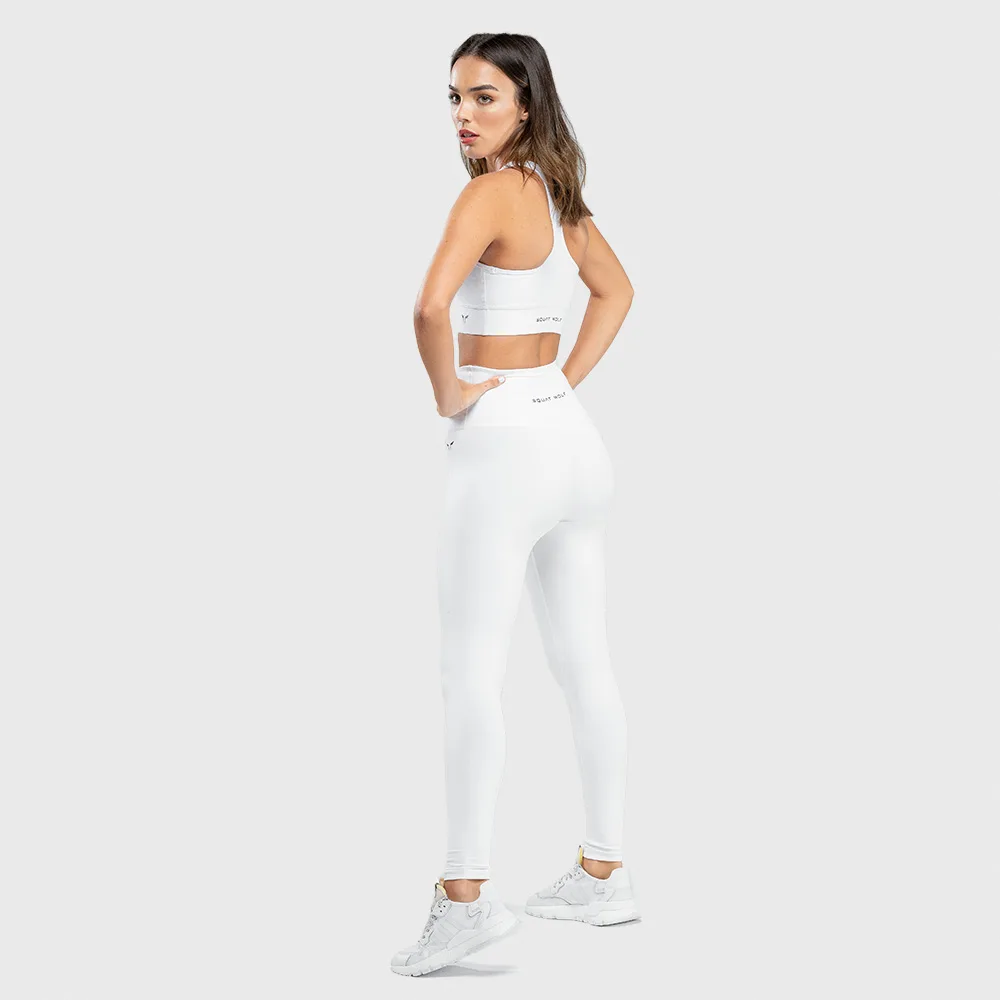 HERA HIGH-WAISTED LEGGINGS – WHITE