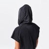LAB360º VENTED CROP HOODIE – BLACK
