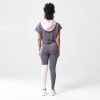 LAB360º VENTED CROP HOODIE – GREY