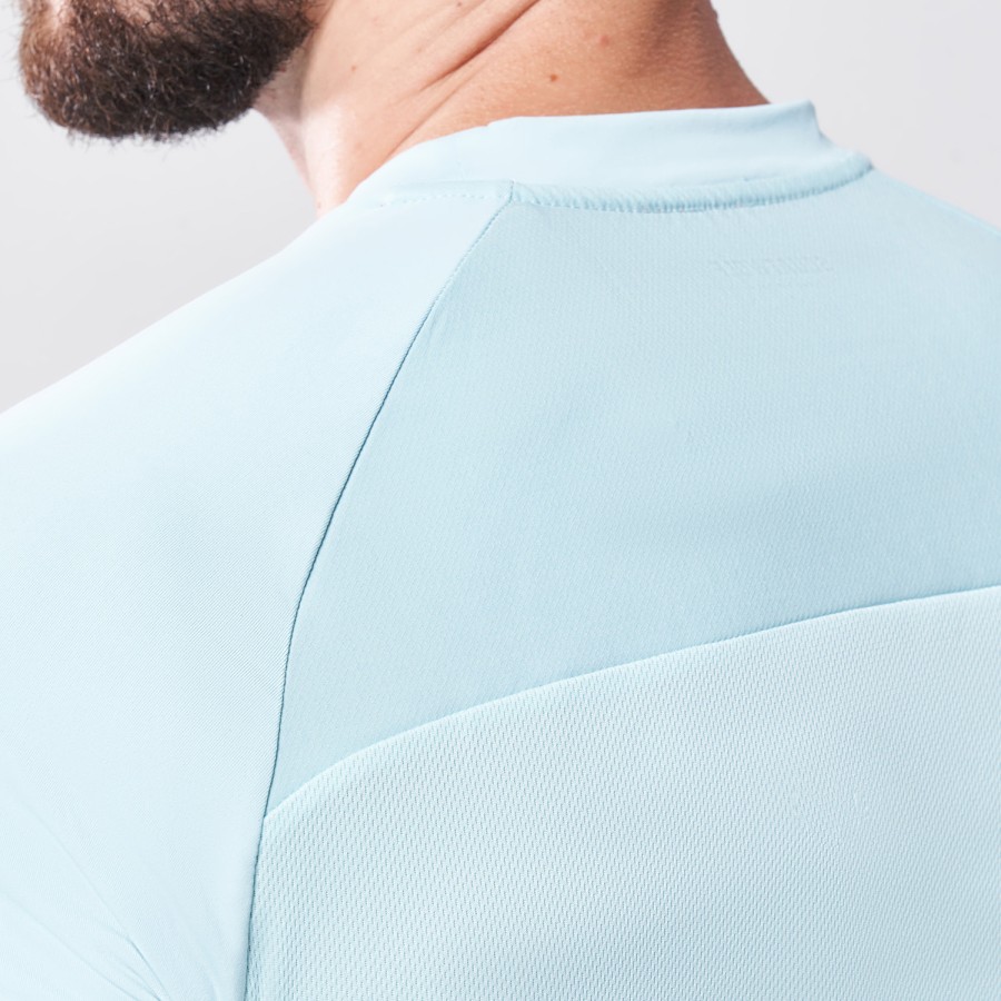 LAB360 RAGLAN PERFORMANCE TEE – CANAL BLUE