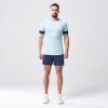 LAB360 RAGLAN PERFORMANCE TEE – CANAL BLUE