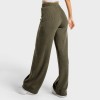 LUXE WIDE LEG PANTS – OLIVE