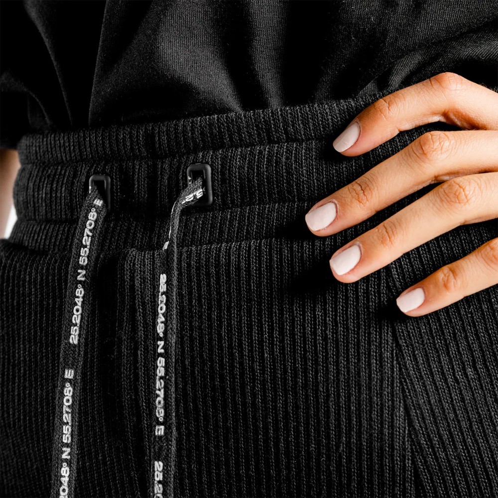 LUXE WIDE LEG PANTS – ONYX