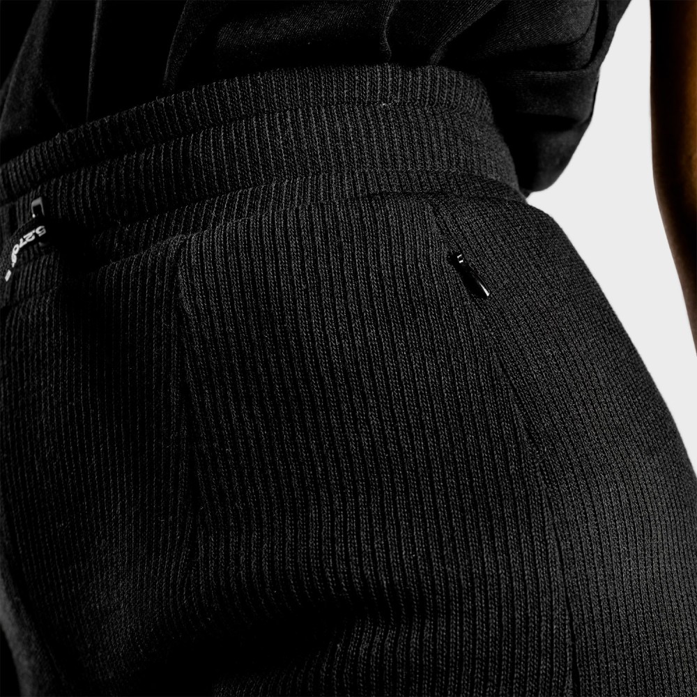 LUXE WIDE LEG PANTS – ONYX