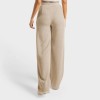 LUXE WIDE LEG PANTS – STONE