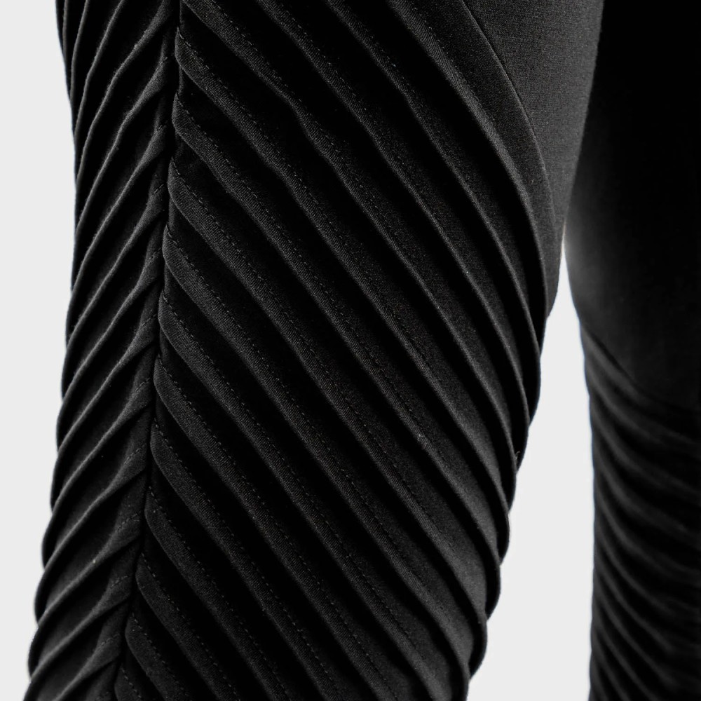 STATEMENT RIBBED JOGGERS – BLACK