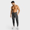 STATEMENT RIBBED JOGGERS – MELANGE GREY
