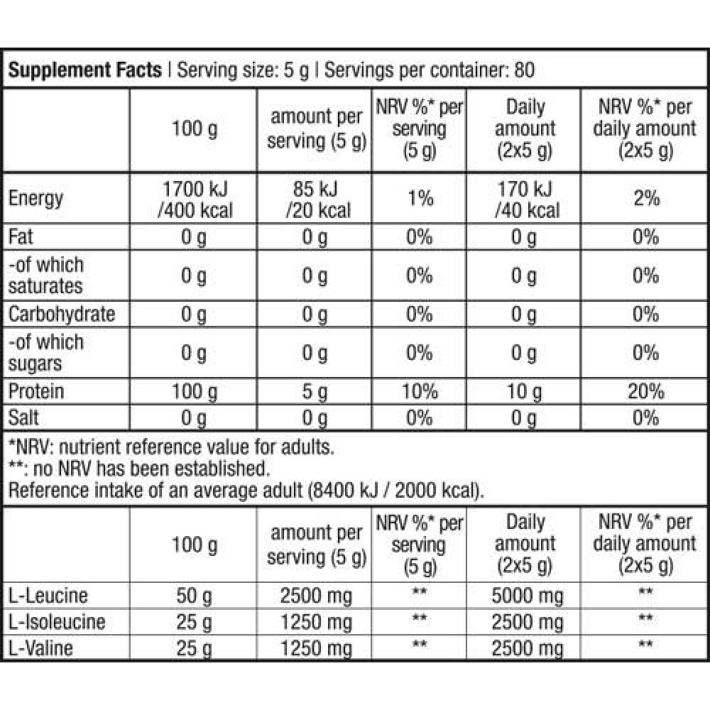 100% BCAA 400gr (BIOTECH USA)