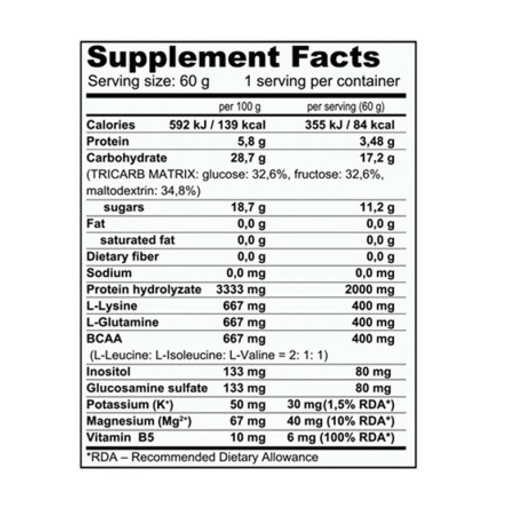 Recovery Gel 60gr (BIOTECH USA) - Lemon