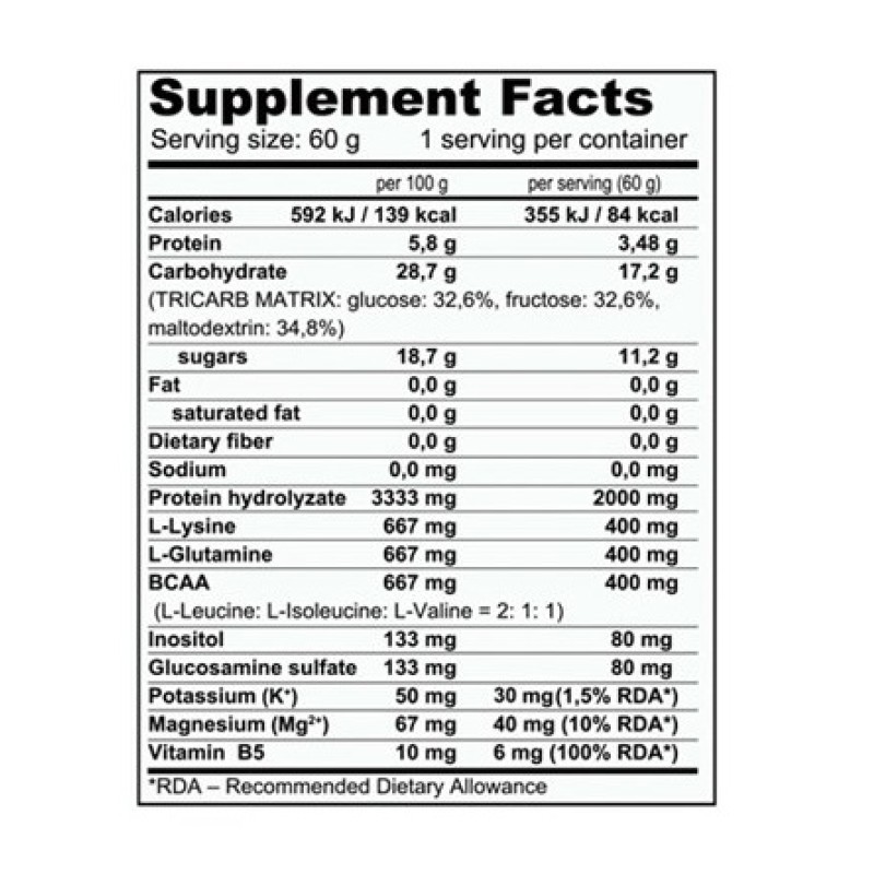 Recovery Gel 60gr (BIOTECH USA) - Lemon